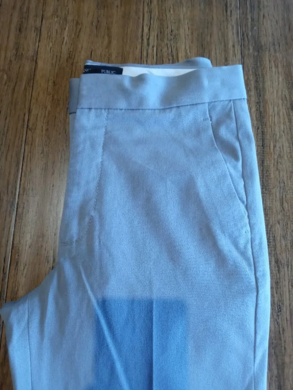 BANANA REPUBLIC FACTORY high rise slim ankle pants in gray (sz0)